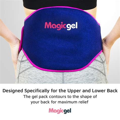 Magic gel ice pack for back